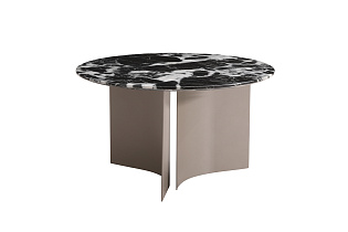 57EL-10311 Стол журнальный черный d70*40см_s2