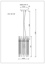 K2KR1137P-1S Светильник потолочный d18*h35см_s2
