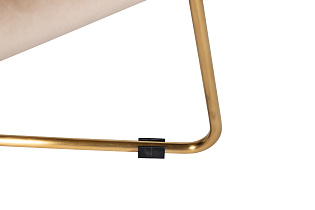 46AS-AR2976-BG Кресло велюр бежевый/мат.зол. 75*87*80см_s2