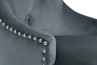 Стул 236 велюр бирюзовый Riv87 63*56*98см_s2