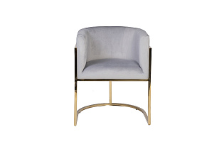 30C-DX-2010-1 LBG Кресло велюр серо-голубой 54*56*72см_s2