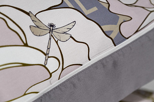 130HB-00028 Комплект наволочек сатин принт Пионы серый  50*70(2шт)_s2