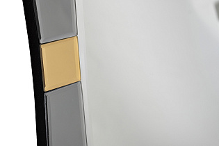 KFG123 Зеркало прямоугольное с золотыми вставками 79*102*2см_s2