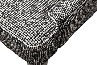 Стул Элегантный(Elegante) рогожка золото/черный Santo302-CHZOL 56*65*101см_s2