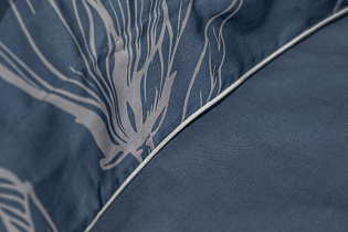 144HF-10410 Комплект наволочек принт тенсель синий  50*70 (2шт)_s2