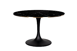 46AS-DT5042-BL Стол обеден. мрам.стек/черн.мет.с мат.зол d120*76_s2