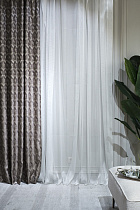 121GD-TON07-PORT SER Портьера Модена (MODENA)серебряная  275*260см_s2