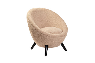 48MY-2746 LPI Кресло иск.каракуль розовый 79*83*83см_s2