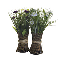 8J-12AK0002 Букет маргариток фиолетовых  30 см  (12)_s2