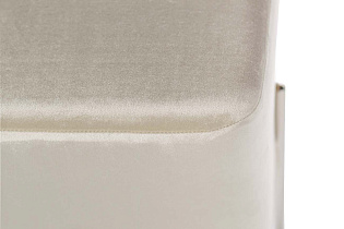 GY-BEN7772-BG Банкетка велюр бежевый/хром 42*42*42см_s2