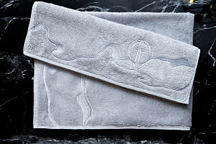 145ERT-00502 Полотенце Мелодия модал серое 50*90_s2