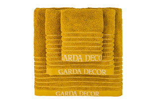 119VAL-11144 Полотенце Стелла горчичное 50*90_s2
