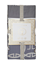 130HB-00029 Комплект наволочек сатин принт Пионы серый  70*70(2шт)_s2