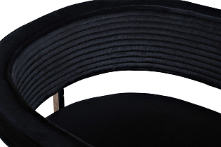 GY-8504STUL-CHERN Стул велюр черный/хром 60*55*73см_s2