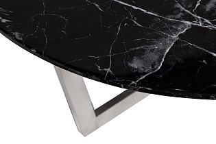 33FS-CT2029-BS Стол журнальный Черный (Nero) d100х40,6 см_s2