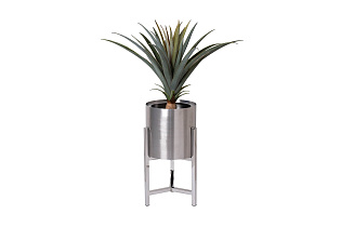 13RXFP3105M-SILVER Подставка под цветы серебро d25*50cм_s2