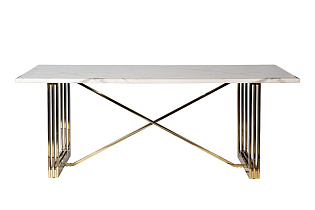 30F-1478-MD Стол обеденный белый 200*100*76см_s2