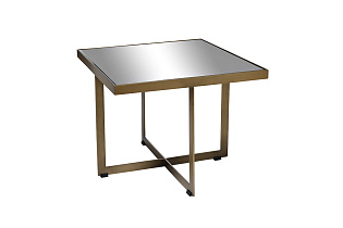 KFG095 Стол журнальный зеркало/матовое золото 50*50*40см_s2