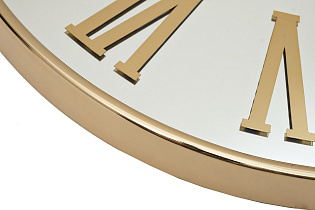 79MAL-5844-60 Часы настенные зеркальные/золото d60см_s2