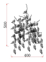 86-11022 Бра h.45см, металл цвет золото_s2