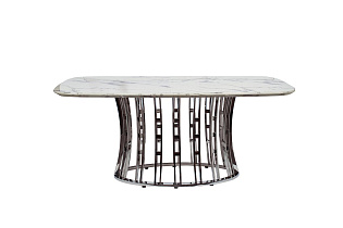 45EX-DT122-1 Стол обеденный светло-серый 180х100х76см (МДФ)_s2