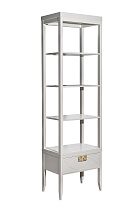 151SV-000017 Шкаф-витрина открытый бежевый 60*158*40см_s2