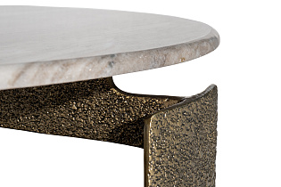 69-23303 Стол журнальный мраморный d100*45см_s2