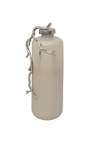 71PN-52156 Ваза стеклянная с металлич. декором 28*23*68,5см_s2