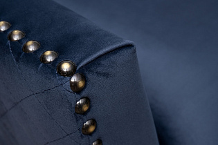 Диван Sorrento 220 трехмест., велюр т.синий Colt034 220*101*88см_s2