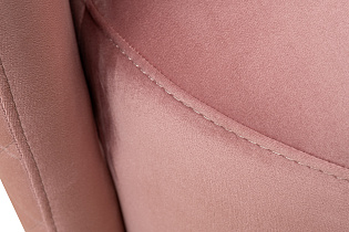 Кресло Verona/VD вращающееся, велюр розовый Colt007-ROS/хром 70*77*80см_s2