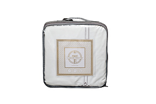 175SMR-17503 Комплект постельного белья с вышивкой Арктик, серый, Семейный (145*210-2шт)_s2