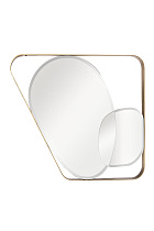 KFE1210 Зеркало в металлич. раме цвет золото  91*102см_s2