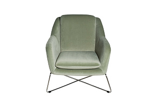 46AS-AR2976-OLV Кресло велюр светло-оливковый/хром 75*87*80см_s2
