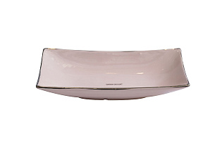 18H3049-ROS  Блюдо декоративное розовое 30*15*6см_s2