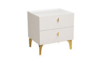 GD-00003 Тумбочка прикроватная Doria белая 50*40*55см_s2