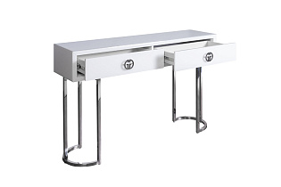 KFG16702 Консоль GD 2 ящика белая 120*30*78см_s2