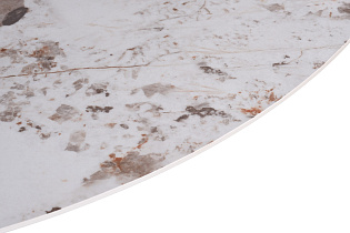 57EL-79000 Стол обеденный белый керамика d130*75см_s2