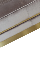 87YY-1890-2 BRN Диван двухместный велюр серо-коричн. 156*91*83см_s2