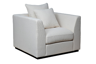 Кресло Роберто(Roberto) рогожка кремовый BOTEGA-SVBEG 105*100*90см_s2