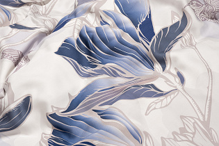 144HF-10402 Пододеяльник АРТ Магнолия принт тенсель 145*210_s2