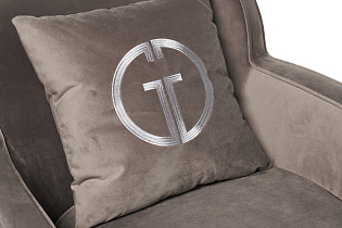 87YY-KRES-2182 SER Кресло вращающееся велюр серый 76*85*82см_s2