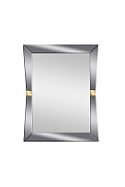 KFG123 Зеркало прямоугольное с золотыми вставками 79*102*2см_s2