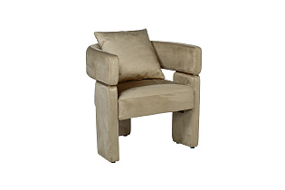 58DB-20089 Кресло велюр оливковый 70*61*69см_s2