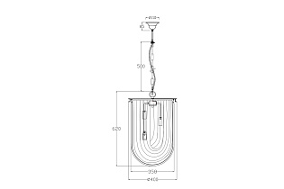 20MD3231-3NI Светильник потолочный d40*61см_s2