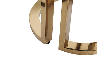 GD-ET002 Стол журнальный Д'Оро (D'Oro) Garda Decor черный мрам. d50*50см_s2