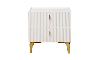 GD-00003 Тумбочка прикроватная Doria белая 50*40*55см_s2