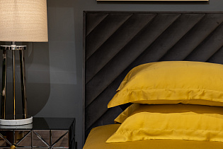 131SH-4222-PROS REZ SOPR GORCH Простыня на резинке Сопрано горчичный 180*200*30_s2