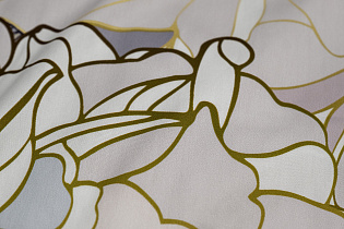 130HB-00022 Пододеяльник сатин принт Пионы серый 215*150_s2