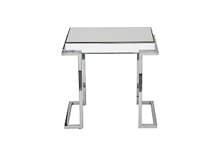 KFG130 Стол журнальный зеркальный, нерж.сталь хром 57*41*55см_s2