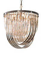 20MD3279-6 Светильник потолочный стекло/серебро d54*64см_s2